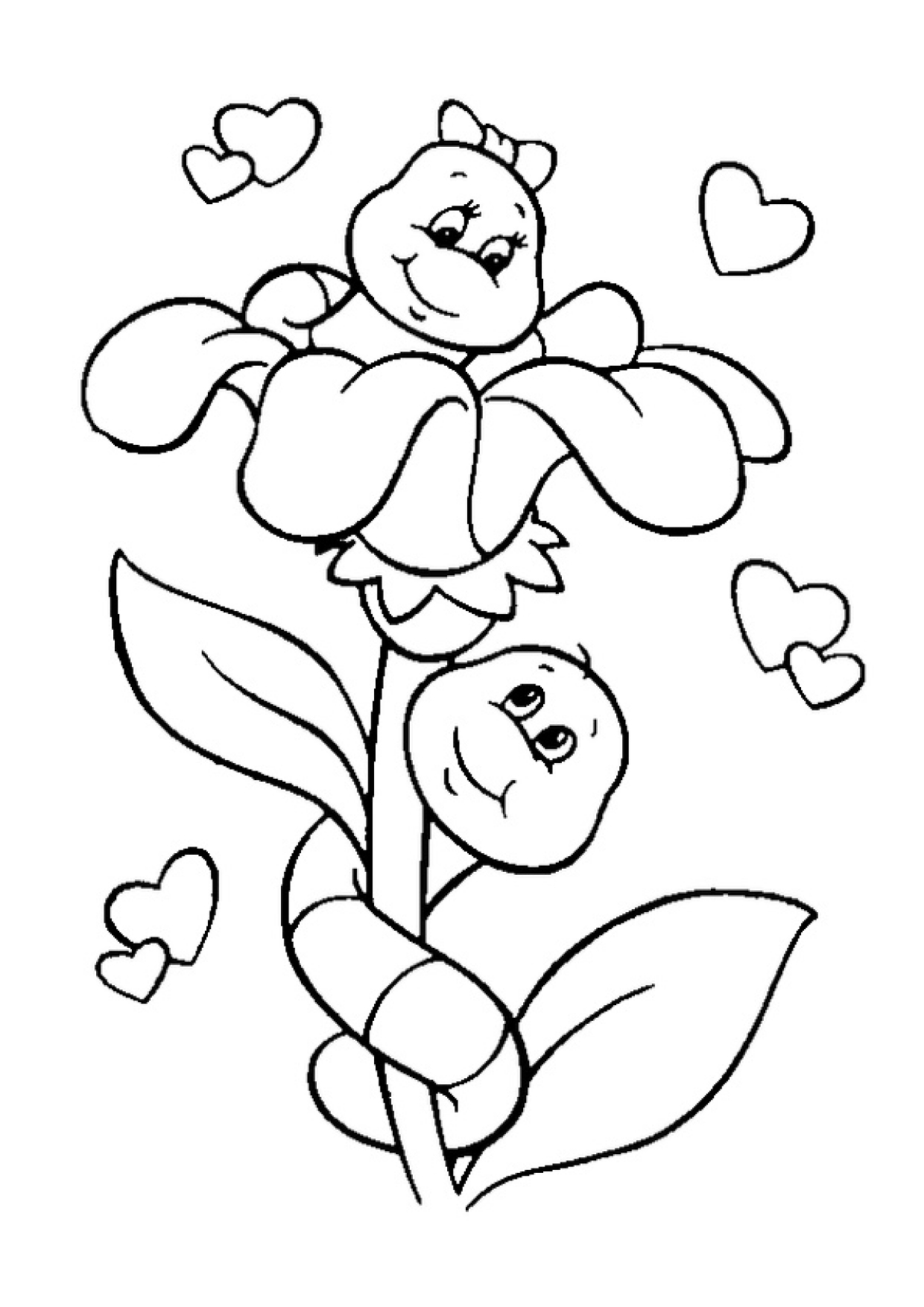 gaekkebrev valentines day coloring pages for kids - photo #13