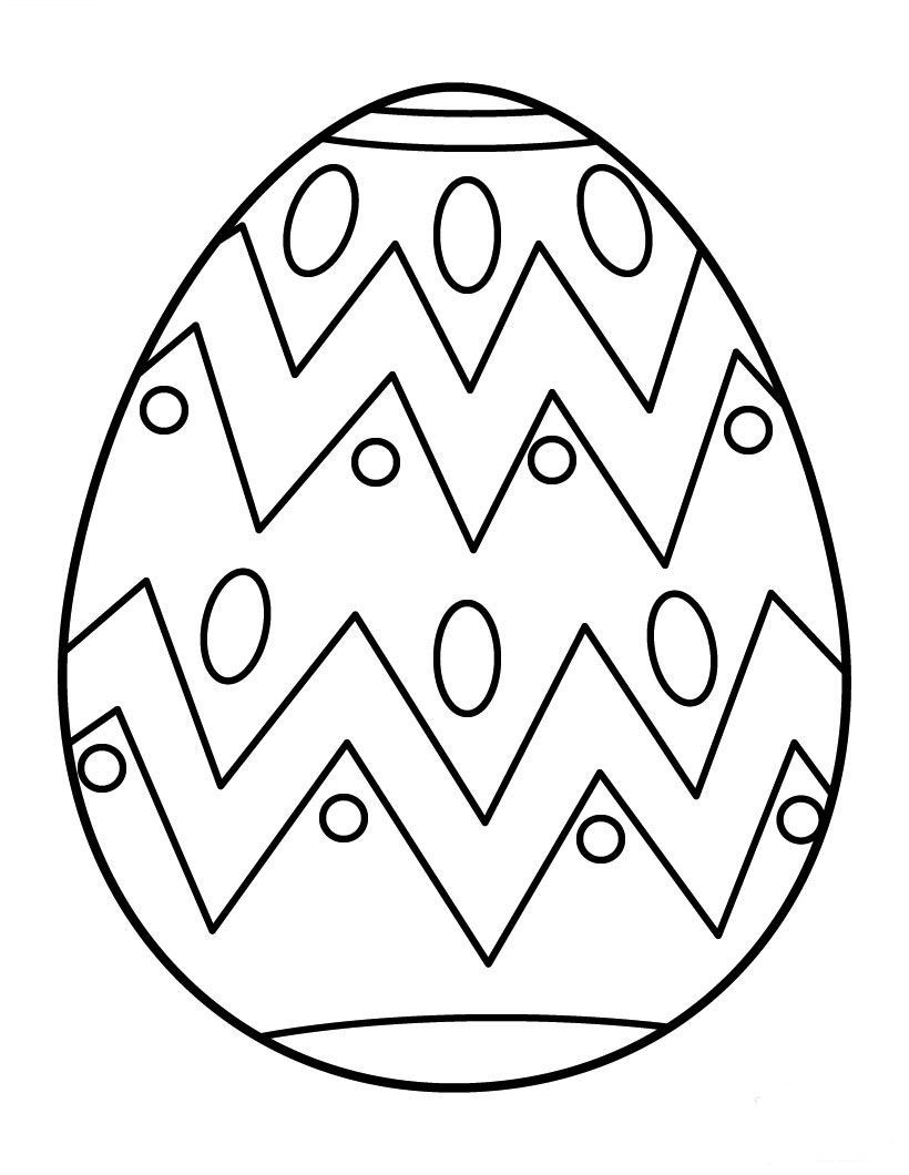 easter clipart to color - photo #20